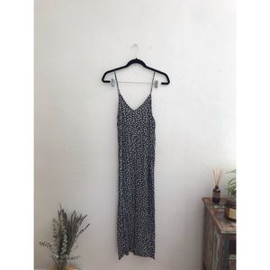 Motel Floral Maxi with side front slits.